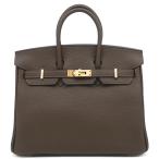 エルメス ハンドバッグ バーキン25 トゴ ブラウン 新品 未使用 茶