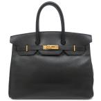 エルメス ハンドバッグ バーキン35 アルデンヌ ブラック 黒