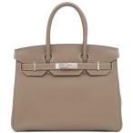 エルメス ハンドバッグ バーキン30 トゴ グレー グレージュ