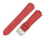 ショッピングヴィトン ルイヴィトン 純正 タンブール用 ラバーバンド ワンタッチ 替え 予備 ベルト 純正SS製尾錠付き モノグラム 21mm レッド 赤 メンズ 腕時計