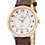 【3年保証】 オメガ デ ヴィル プレステージ CO-AXIAL 50周年記念 424.53.40.20.04.004 K18RG無垢 白 デイト 自動巻き メンズ 腕時計