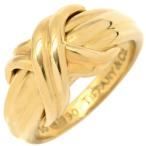 ティファニー リング 指輪 シグネチャー ゴールド 750 18K 18金 YG 7.5号