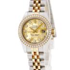 【3年保証】 ロレックス デイトジャスト 179383G ランダム番 K18YG×SS コンビ 純正ダイヤ ジュビリー 自動巻き レディース 腕時計