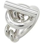 ショッピングエルメス エルメス リング 指輪 クロワゼット GM シルバー925 シルバー #55 SV925 AG925 シェーヌ・ダンクル ラージモデル 14号 H104587B 00055