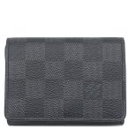 ショッピングヴィトン ルイヴィトン カードケース アンヴェロップ カルト ドゥ ヴィジット ダミエグラフィットキャンバス N63338 黒