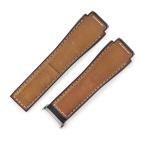 ショッピングタグ タグホイヤー 純正 コネクテッド用 レザー×ラバーバンド 替え ベルト ストラップ レザー×ラバー 28mm ブラウン 茶 メンズ 腕時計