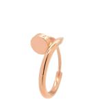 カルティエ ピアス ジュスト アン クル ミニモデル ゴールド K18PG Au750 18K 18金 ローズ レッド RG フープ型 B8301491