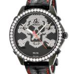 【3年保証】 ジェイコブ 5タイムゾーン スカル リミテッド JC-SKULL 純正ダイヤ 骸骨 ドクロ GMT 限定 クオーツ メンズ 腕時計