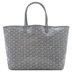 ショッピングゴヤール ゴヤール トートバッグ サンルイ PM PVCコーティングキャンバス グレー リバーシブル ヘリンボーン STLOUIPMLTY51CL51P