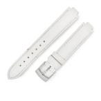 ルイヴィトン タンブール用 クロコバンド 純正SS製尾錠付き 純正 替え ベルト 15ｍｍ ホワイト 白 シャイニー 艶 レディース 腕時計