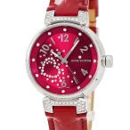 【3年保証】 ルイヴィトン タンブール フィジーハート ダイヤモンド Q131Z0 純正ダイヤ レッド 赤 クオーツ レディース 腕時計