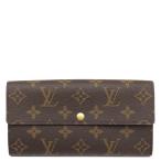 ルイヴィトン 長財布 ポルトフォイユ サラ モノグラムキャンバス M61734 茶 二つ折り