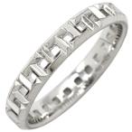 ショッピングau ティファニー リング 指輪 T Tトゥルー ナロー リング シルバー ホワイトゴールド AU750 18K WG Tパターン 13.5号 62508302