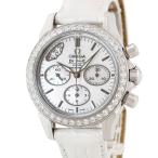 【3年保証】 オメガ デ ヴィル コーアクシャル クロノグラフ 422.18.35.50.05.002 純正ダイヤ シェル 自動巻き レディース 腕時計