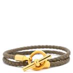 エルメス ブレスレット グレナン グレナン ドゥブルトゥール ヴォースイフト グレー エトゥープ グレージュ