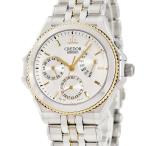 【3年保証】 クレドール パシフィーク レトログラード デイデイト GCBG996 4S77-0A30 K18YG×SS コンビ GMT 自動巻き メンズ 腕時計