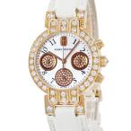 【3年保証】 ハリーウィンストン プルミエール クロノグラフ 200UCQ32R K18PG 純正ダイヤ シェル スモセコ クオーツ レディース 腕時計