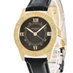 【3年保証】 パテックフィリップ ネプチューン 5081J-001 OH済 K18YG無垢 黒 デイト ローマン Neptune 自動巻き メンズ 腕時計