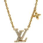 ルイヴィトン ネックレス LV アイコニック LV アイコニック GP ゴールド M00596 ロゴ モノグラムフラワー LVイニシャル LVサークル AK2284