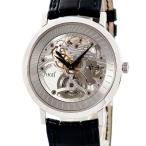 【3年保証】 ピアジェ アルティプラノ G0A33115 K18WG無垢 シルバー スケルトン スモールセコンド 薄型 手巻き メンズ 腕時計