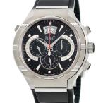 【3年保証】 ピアジェ ポロ 45 クロノグラフ P10534 G0A34002 ブラック バー デイト 2タイムゾーン表示 自動巻き メンズ 腕時計