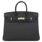 エルメス ハンドバッグ バーキン バーキン25 トゴ ブラック ブラック 新品 未使用 黒 2025年製 K