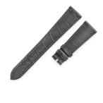 パテックフィリップ 純正 未使用 替え クロコ バンド ベルト ストラップ マット 21ｍｍ ダークグレー 灰 メンズ 腕時計