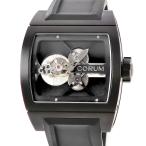 【3年保証】 コルム ティーブリッジ トゥールビヨン B022/00936 スケルトン ブラックPVD加工 トノウ 限定 手巻き メンズ 腕時計