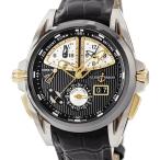 【3年保証】 ユリスナルダン ソナタ ストリームライン 675-00 チタン×K18RG×セラミック ブラック アラーム 自動巻き メンズ 腕時計