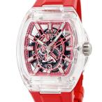 【3年保証】 クストス メトロポリタン PS サファイア ブレール・エンボロ F00103.4288002 新品同様 スケルトン 自動巻き メンズ 腕時計