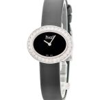 【3年保証】 ピアジェ ライムライト G0A39202 K18WG無垢 純正ダイヤ ブラック 黒 オーバル クオーツ レディース 腕時計