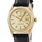 【3年保証】 ロレックス デイデイト 36 1803 31番 K18YG無垢 シャンパン モザイク 70年代 ヴィンテージ 自動巻き メンズ 腕時計