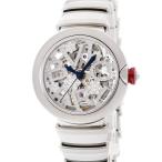 【3年保証】 ブルガリ ルチェア スケルトン LUP33SKSDL 103518 純正ダイヤ 青針 雪の結晶 日本限定 自動巻き レディース 腕時計