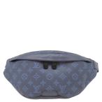  Louis Vuitton сумка "body" монограмма Shadow Discovery bam сумка PM кожа голубой × темно-синий M45729 поясная сумка синий темно-синий RFID