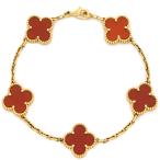  Van Cleef Arpels браслет aru рукоятка bla Vintage aru рукоятка bla красный YG красный 750YG 18 K(ka) ne Lien 5 узор VCARD35500