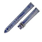 ユリスナルダン 純正 クロコバンド 未使用 替え スペア ベルト 交換 14mm クロコダイル ブルー レディース 腕時計
