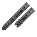 ブルガリ 純正 クロコバンド 未使用 替え スペア 交換 ベルト 14mm クロコダイル ブラック レディース 腕時計