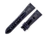  Patek Philip оригинальный черный ko частота не использовался изменение крокодил частота ремень ремешок 20mm темно-синий мужские наручные часы 