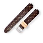  Louis Vuitton оригинальный язык b-ru для кожа частота ремень оригинальный SS производства хвост таблеток имеется монограмма парусина изменение 15mm Brown женские наручные часы 