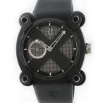ロマンジェローム ROMAIN JEROME ムーンインベーダー M.A.U.IN.020.02 メンズ 腕時計 自動巻き ブラック 中古