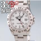 ロレックス ROLEX エクスプローラー2 GMT 16570 S番 OH済 自動巻 白 ホワイト 腕時計 紳士 オートマチック 中古