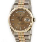 ロレックス ROLEX デイデイト 18239BIC W番 K18WG無垢 純正ダイヤトリドール OH済 メンズ 腕時計 自動巻き 中古