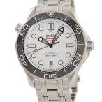 【3年保証】 オメガ シーマスター ダイバー300M CO-AXIAL マスタークロノメーター 210.30.42.20.04.001 白 ドット 自動巻き メンズ 腕時計