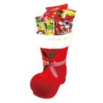 クリスマスブーツ サンタジャンボブーツ 77cm その名の通りジャンボブーツの中にはお菓子やぬいぐるみがぎっしり クリスマス お菓子