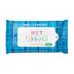 400個単位販売 ブルー ハンディ ウェットティッシュ 10枚入 日用品 販促品 ノベルティグッズ