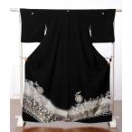 ショッピングレンタル 留袖 レンタル 黒留袖 フルセット 着物 結婚式 貸衣装 着物レンタル 花唐草 40代〜60代向き 爆買