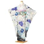 振袖 レンタル フルセット(2月〜12月上旬)8AC481/正絹/着物/結婚式/結納/卒業式/結納/レンタル振袖/セット/白/モダン柄/160cm〜173cm/足袋プレゼント 爆買