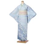桂由美 訪問着 レンタル フルセット レンタル訪問着 着物レンタル レンタル着物 正絹 辻が花 ブルー 桂 由美 YUMI KATSURA 150cm〜170cm位まで 8AD381 爆買