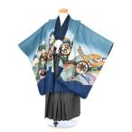 七五三レンタル 5歳男児七五三AO5066 男の子七五三《レンタル七五三》《753レンタル》〔七五三 ５歳 五歳 羽織袴 兜 5歳男の子 5才 男児着物 往復送料無料 爆買