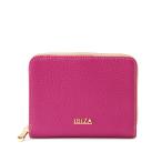 ショッピングラウンド イビサ公式 コンパクト 二つ折り 財布 レディース ラウンド ファスナー 本革 人気 使いやすい レザー 牛革 ハンドメイド ギフト 誕生日